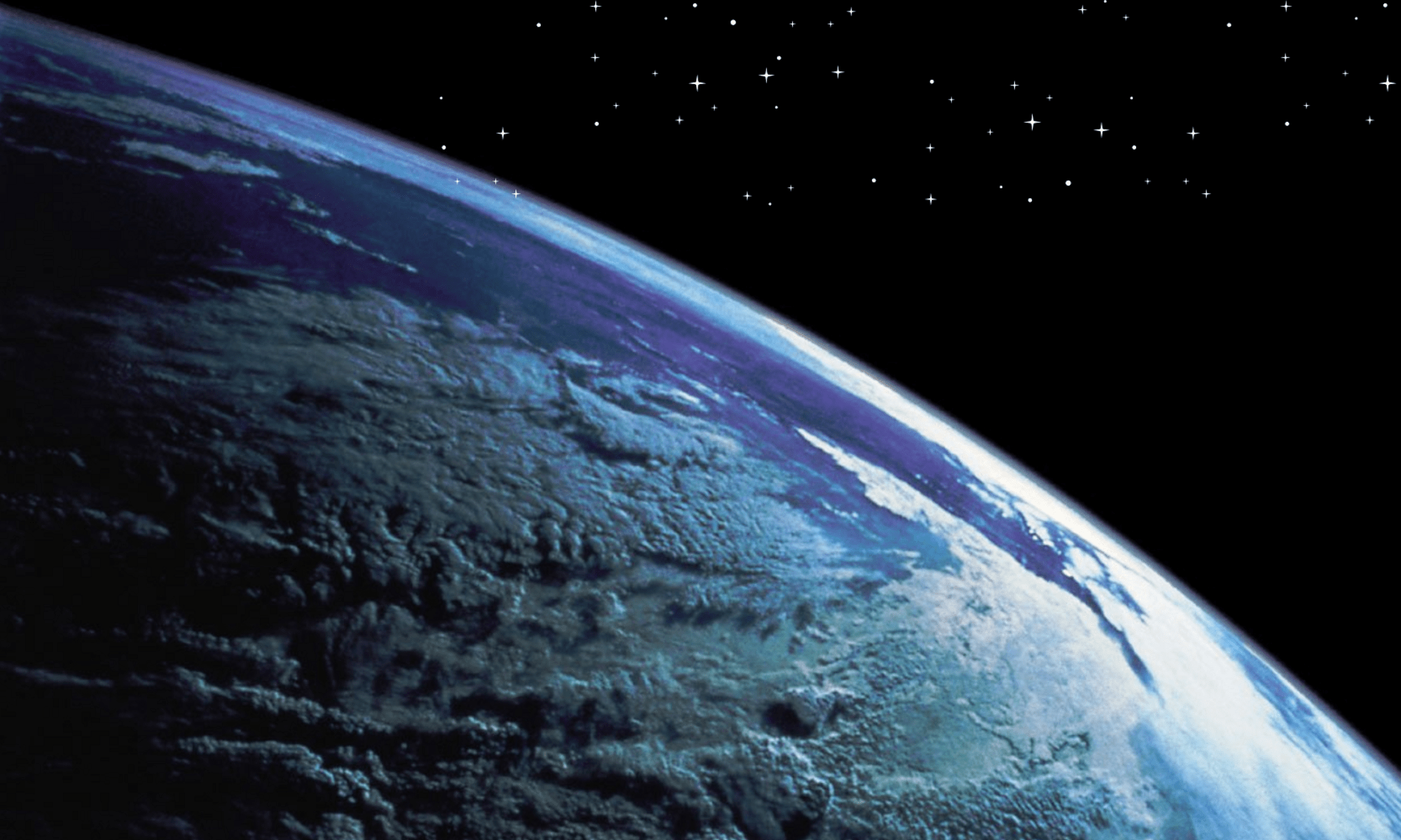 Image of earth from earth observation satellite taken from geostationary orbit.